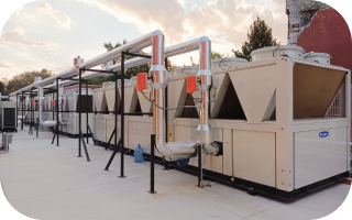 HVAC mechanical installation